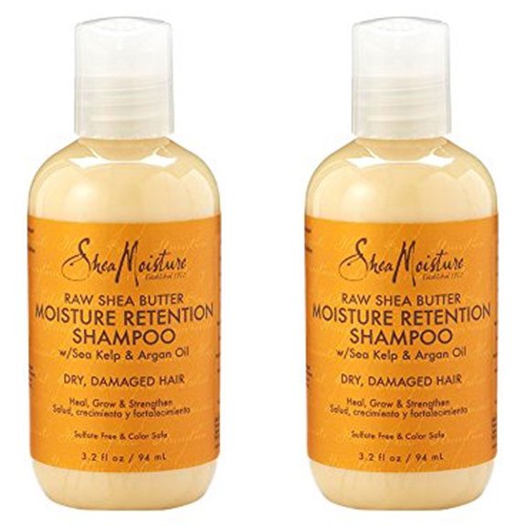 Pack of (2) Shea Moisture Retention Shampoo, 3.2 fl oz