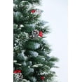 thumbnail image 4 of Arbre de Noël en Pin Super Givré Complet de 6 Pi Non Éclairé, 4 of 5