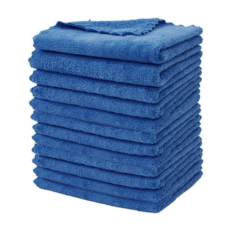 Specollect Clearance 60Pcs Velvet Kitchen Washcloths Super Absorbent Velvet Dishtowels Premium Table Cleaning Cloths Non-Stick Oil Quick Dry Dish Towels Soft Tea Towels