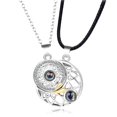 thumbnail image 1 of Couples Necklace Sun and Moon Projection Necklace I Love You Necklace, 1 of 5