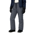 thumbnail image 2 of AHTJRT Womens Snow Pants Packable Winter Waterproof Windproof Outdoor Ultralight Warm Down Ski Pants Trousers Elastic Waist Going Out Play Trousers, 2 of 9