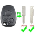 thumbnail image 3 of ZHIMAO 3 Button Car Key Fob Case Shell For Renault Clio Modus Kangoo Master Twingo MK3, 3 of 6