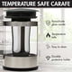 thumbnail image 4 of Primula Cafetera 2 en 1, prepara café prensado francés y café frío en una sola cafetera, mango de agarre cómodo, jarra de vidrio duradera, tamaño perfecto para 6 tazas, 4 of 5