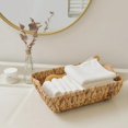 thumbnail image 3 of organization and storage,Water Hyacinth Baskets Woven Baskets With Handles Wicker Storage Baskets For Organizing Large 2 Pack 15,Beige, 3 of 4