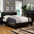 thumbnail image 4 of Furniture of America Ramone Faux Leather Cal King Platform Bed in Espresso, 4 of 9