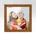 thumbnail image 4 of 19x19 Light Brown Veneer Real Wood Picture Frame Width 1.25 inches | Interior Frame Depth 0.5, 4 of 8