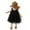 Black, variant on HNMKIU Sleeveless Ruffle Party Dress for Toddler Girls Kids Formal Occasion Outfit Black,3-4 Years