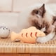 thumbnail image 4 of 3 juguetes para gatos con forma de pez | Dispensador de comida interactivo de silicona de grado alimenticio para snacks de hierba gatera | Material suave y seguro | Juguetes educativos y energéticos, 4 of 5