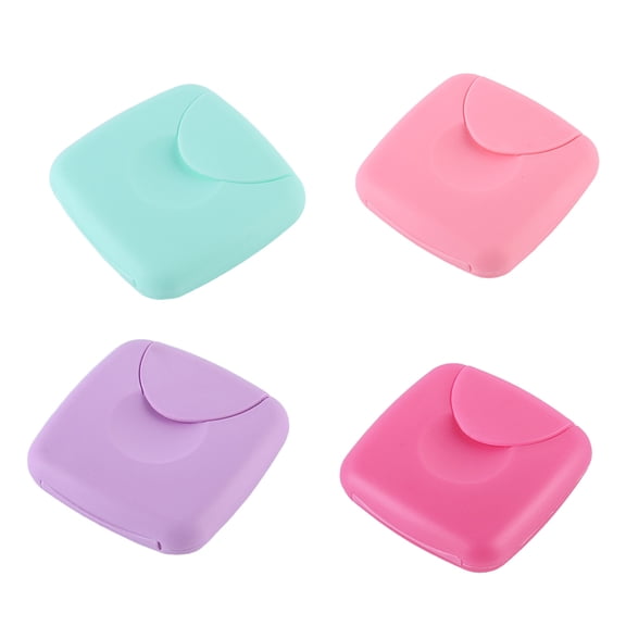 Toystoory 4 Pieces Tampons Storage Box Small Woman Organizers Case Outing Holding Tampon Cases Plastic Tools Travel Holder Containers Type2 NO2 Toystoory HA031012-00