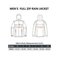 thumbnail image 6 of V Off Road Ventures Men's Rain Jacket Waterproof Hooed Lightweight Packable Soft Raincoat Shell Jacket for Outdoor, 6 of 6
