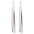 thumbnail image 3 of LEEYNEER 2 Pcs Pinces à Sourcils Professionnelles en Acier Inoxydable pour Femmes, 3 of 8