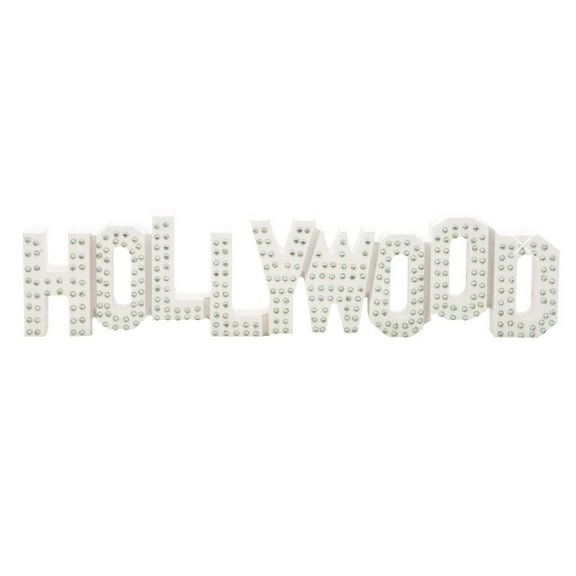 Hollywood Sign Wooden with Rhinestones