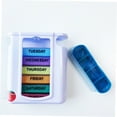 thumbnail image 5 of MUSEYA 1Pc Portable Plastic Medicine Case with 28 Grids and Drawer Type Design, 5 of 6
