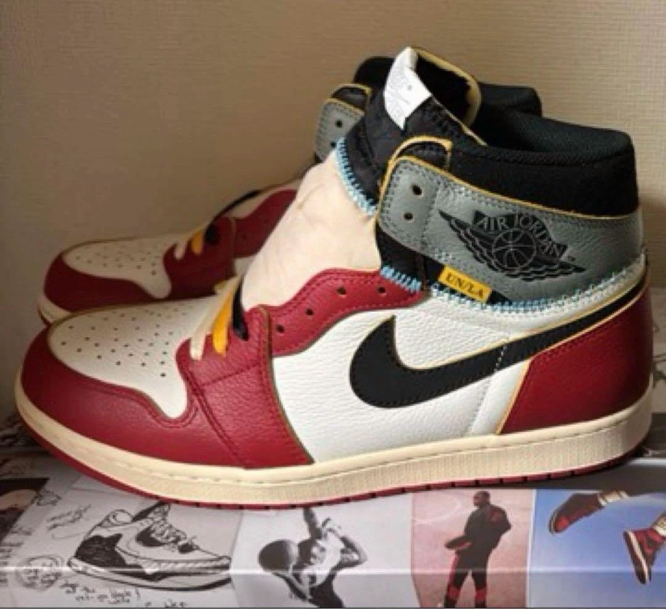 UNION × Air Jordan 1 Retro High OG 29cm Union Air Jordan 1 High OG Varsity Red HV8563-600