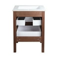 thumbnail image 5 of Nadar 24" Bathroom Vanity in Walnut, 5 of 14
