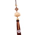 thumbnail image 3 of funtasica Lotus Car Mirror Charm Pendant Tassel Car Hanging Decoration Gift Universal Automotive Accessories Dangling Ornament Coffee, 3 of 8