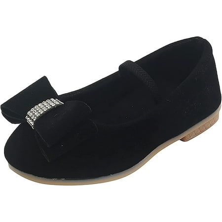 

QWZNDZGR Baby Girl Shoes Non Slip Soft Sole PU Leather Sneaker Wedding Party Princess Dress Shoe Moccasin Crib Pre-Walkers
