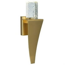 1502W5-1-602 CWI Lighting Catania - 5W LED Wall Sconce-16 Inches Tall and 5 Inches Wide-Satin Gold Finish
