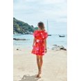thumbnail image 3 of Ekouaer Women' Cover Ups Casual Swimsuit Coverups Flowy Tie Waist Beach Cover Up Dress, 3 of 5