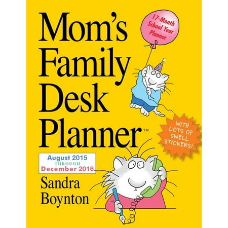 s family desk planner august 2015 through december family planner 2015
