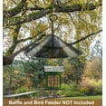 thumbnail image 5 of Squirrel Baffle Accessory for Bird Feeder Post, S-Hook Post Hanger for Bird Guard, 2 Pack (Baffle Not Included), 5 of 5