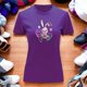 thumbnail image 3 of Playera Blusa Con Estampado De Conejo Kawai Con Caras Fantasmas Ropa Para Mujer Color Morado Talla Grande Marca Emil SaEs, 3 of 4