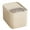White, variant on HAITIANS Sealed Pet Food Storage Container, Capable Of Holding Dog And Cat Food And Snacks Weighing Up to 30 Pounds, Equipped With Measuring Cups, A Food Storage Box for Dogs, Cats And Other Pets