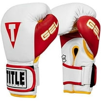 Title Boxing Gel World V2T Bag Gloves, White/Red/Gold, Medium