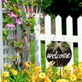 thumbnail image 5 of TaTaai 2Pcs 3D Welcome Sign for Front Door- Funny Welcome-ish Wreaths Farmhouse Welcome Door Sign for Front Porch Decor，Wooden Door Decorations outdoor Hanging Home Signs, 5 of 6