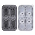 thumbnail image 3 of French Bulldog Ice-Cube Mold, 4 Hole Fun Shapes Frenchie Bull Dog Ice-Cube Tray for Whiskey,Cocktail, 3 of 5