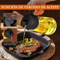 thumbnail image 3 of Dispensador de Aceite de Cocina, 2 en 1 Aceiteras de Cocina, Dispensador de Aceite de Oliva, Pulverizador de Aceite para Freidora de Aire, Ensalada, Freír (Negro), 3 of 4