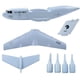 thumbnail image 5 of Juguete de Aeronave de Control Accesorios de Montaje para Desarrollo de Inteligencia de Niños Hugo  Radio Control RC Avión, 5 of 8