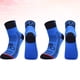 thumbnail image 3 of 2 pares de calcetines deportivos unisex de media caña, antideslizantes, de malla atlética, transpirables, de ciclismo, de nailon grueso (azul, 40-44 yardas), 3 of 6