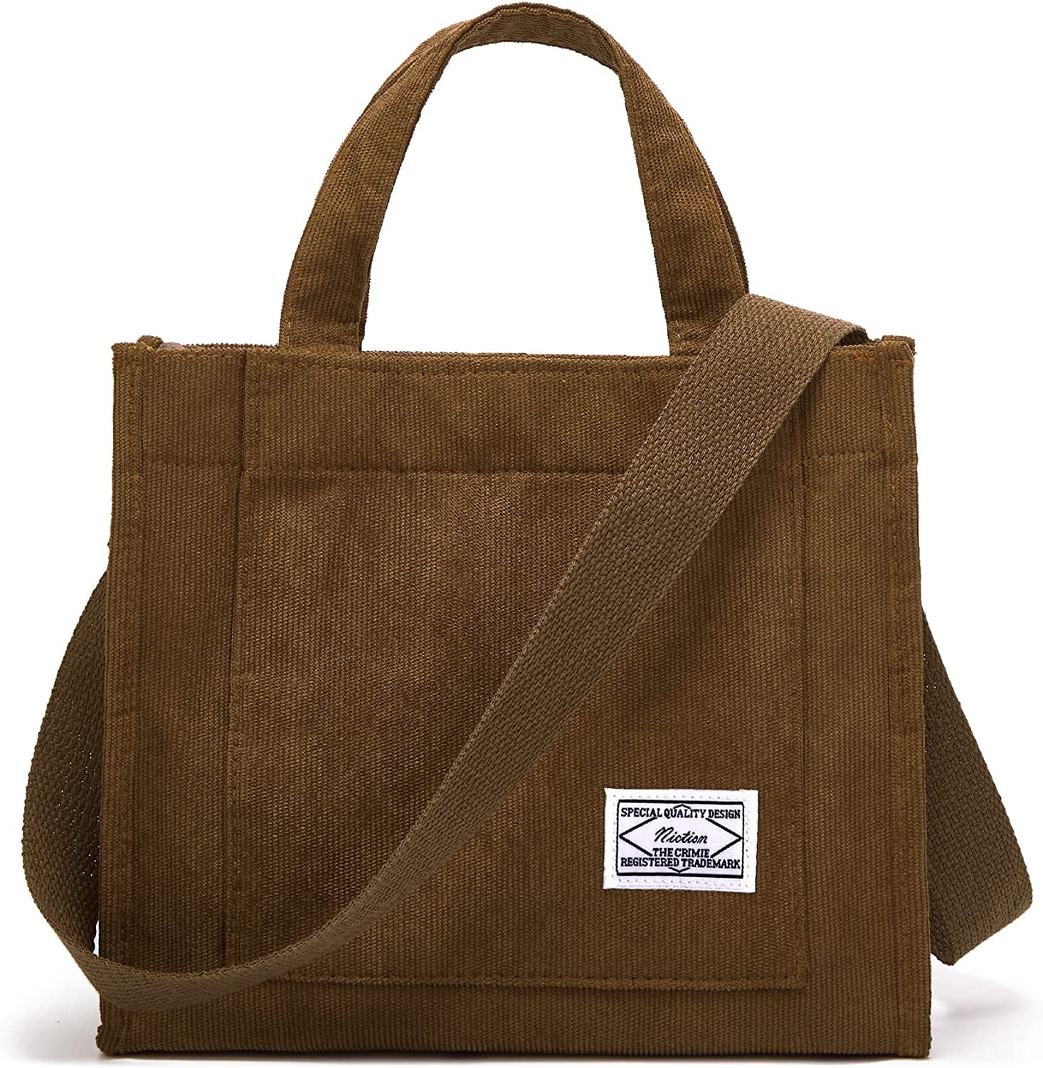 Stylish Corduroy Tote Bag | Made in Canada | Durable and Sustainable -  Poured Coffee/The RE Place