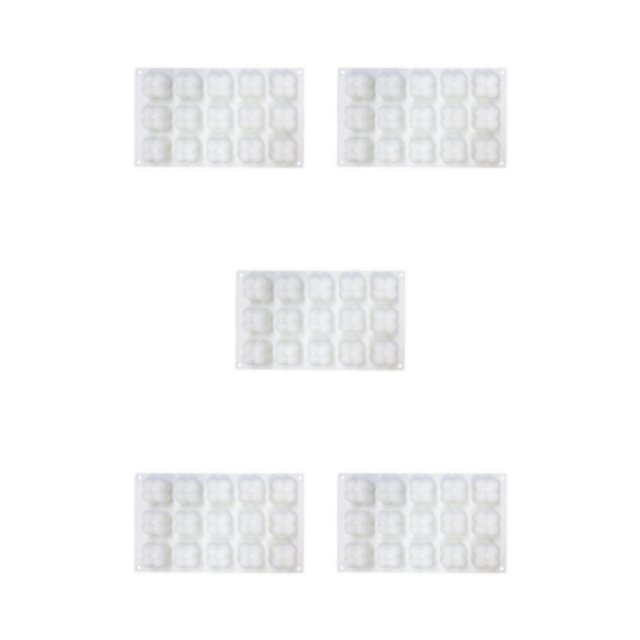 Bearachild Molde de Mini cubo de burbujas para manualidades de resina que hace suministros de yeso de cera Type2 NO2