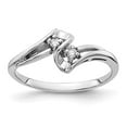 thumbnail image 4 of 14K White Gold AA Diamond Ring Size 6, 4 of 7