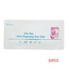 10 Miu/Ml (Sensitivity Higher Than 25 Miu/Ml) Pregnancy Test Strip One Step Urine Test Kit