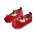 thumbnail image 2 of Wdgfv Mary Jane Flats for Toddler Girls Little Kids Glittery Dress Princess Wedding Ballet Shoes 3-3.5 Years, 2 of 9