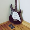 thumbnail image 1 of Raindrops 2Set Electric Guitar Tray Battery Box Black for Music Practice Use, 1 of 8