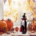thumbnail image 2 of Halloween Wine Bottle Cover - Vampire Halloween Wine Holder, Dracula Halloween Wine Cover, Halloween Home Decor, Halloween Wine Gifts, Spooky Decorative Bottle Covers, 2 of 6