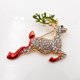 thumbnail image 4 of Navidad Broche Pines Rhinestone Chaqueta Vestidos Bufanda Cardigan Broche Regalo de Navidad Decoración Dido Hogar, 4 of 6