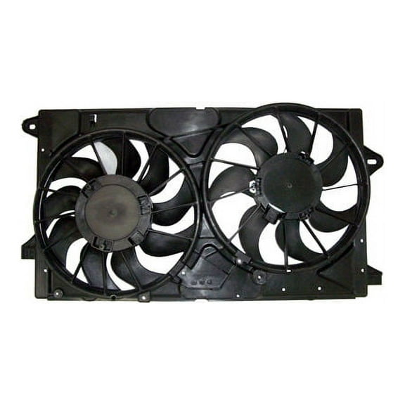 Radiator Fan Assembly - Compatible with 2011 - 2017 Buick Regal 2012 2013 2014 2015 2016