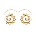 thumbnail image 1 of Minnieouse Pendientes circulares en forma de remolino, decoraciones para mujer, colgante para colgar en la oreja, suministro de joyería, accesorios Ropa, zapatos y accesorios Miscelánea Tipo 1 Minnieouse AP010228-01, 1 of 6