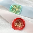 thumbnail image 6 of ZPAQI Little Daisy Sealing Wax Stamp Fire Paint Seal Head Flower Wax Seal Stamp Gift For St. Patrick's Day, 6 of 21