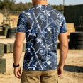 thumbnail image 6 of Mens Camo T Shirts Quick Dry Lightweight Crew Neck Tee Athletic Plain Casual T-Shirt for Men, 6 of 7
