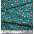 thumbnail image 2 of Soimoi Rayon Fabric Car & Owl Cartoon Print Sewing Fabric Yard 42 Inch Wide, 2 of 3