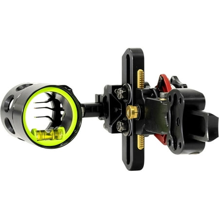 HHA Tetra RYZ X3 3-Pin Bow Sight Dovetail Mount .019 Pin Diameter Right Hand Black