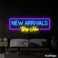 thumbnail image 2 of Craftnamesign New Arrivals Neon Sign, Clothes Shop Decor, Shop LED Sign, 2 of 4