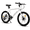 White, variant on 20 Inch Kids Bike for Boys Girls, 7-Speed Children Road Bike with Steel Frame and Dual Disc Brakes, Kids Road Bicycle for Ages 6-12 Years Old Birthday Gift, Silver