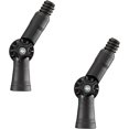 thumbnail image 1 of 2 PCS Angle Adaptor for Threaded Extension Pole Rotatable Angle Adaptor Attach to Microfiber Duster Painter Brush Squeegee, Black, 1 of 6